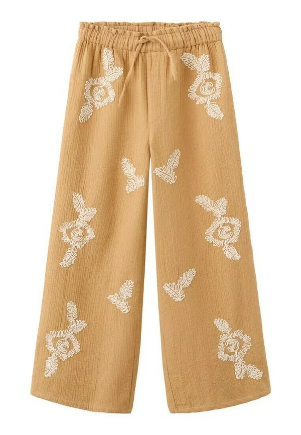 Детские штаны Mango Kids, Mustard Yellow — фото 2