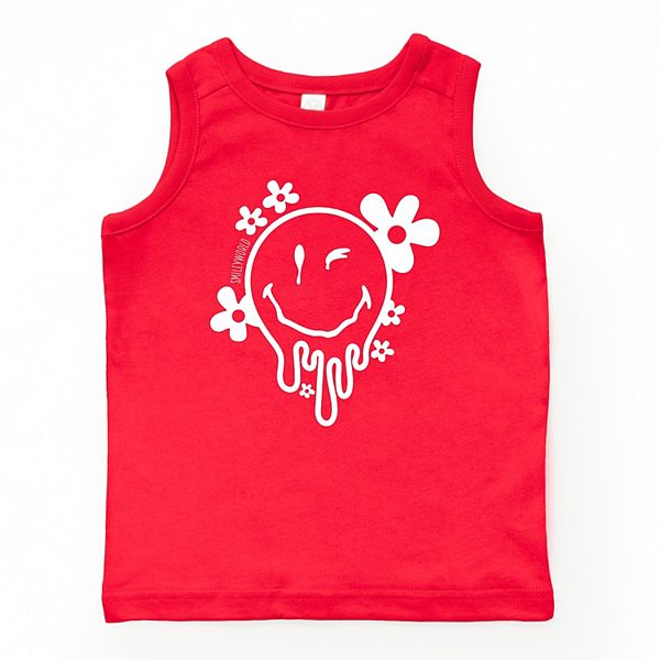 

Футболка Smileyworld melting outline The Juniper Shop, Red