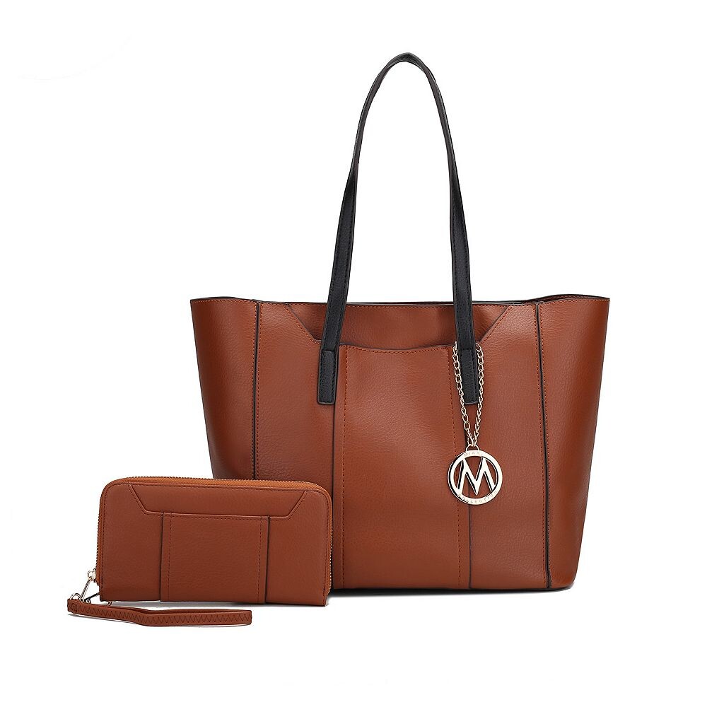 

Легкая большая сумка-тоут с бумажником Mkf Collection Dinah от Mia K MKF Collection, цвет Cognac Brown, Коричневый, Легкая большая сумка-тоут с бумажником Mkf Collection Dinah от Mia K MKF Collection, цвет Cognac Brown