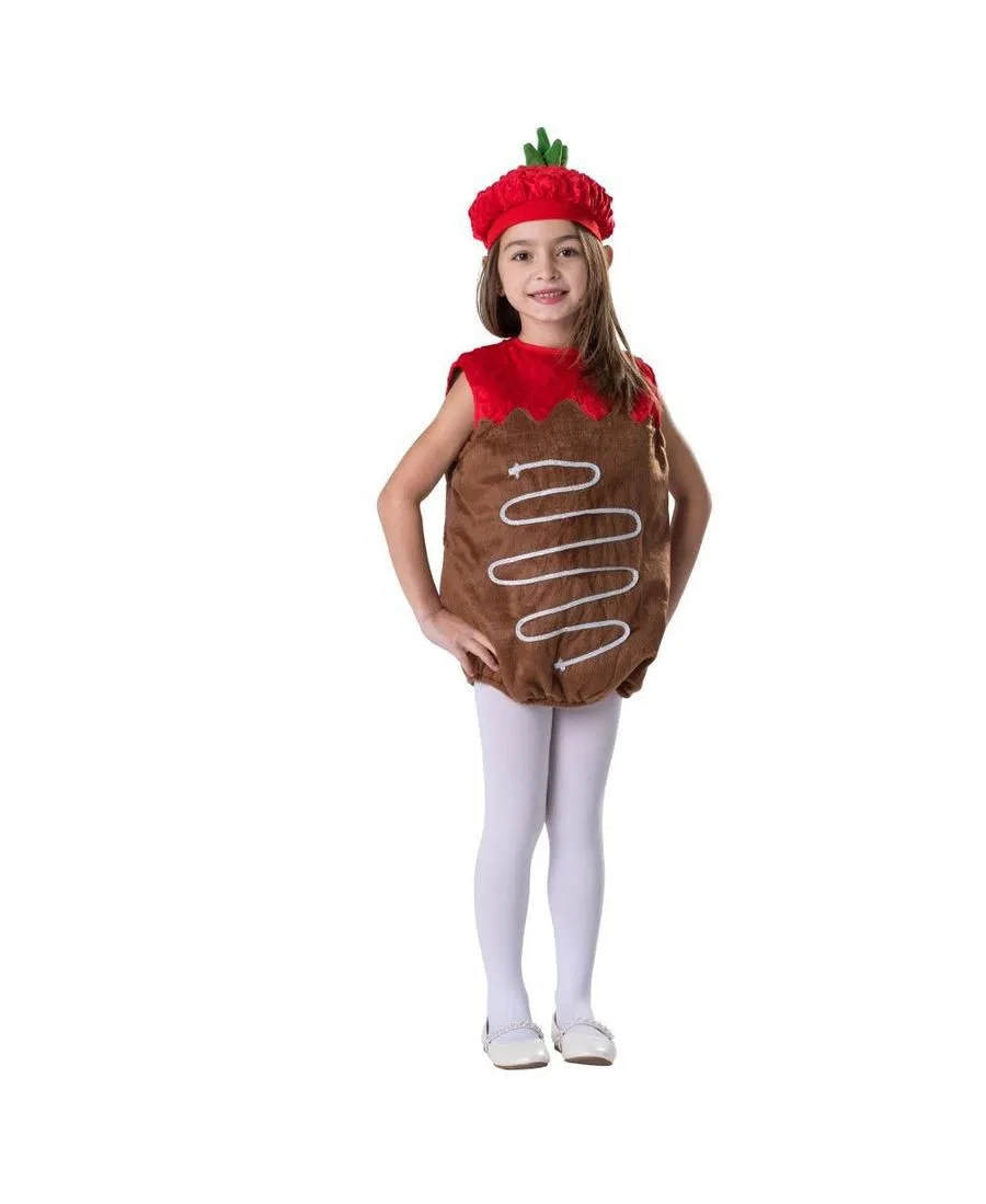 Детский костюм клубники в шоколаде Dress Up America