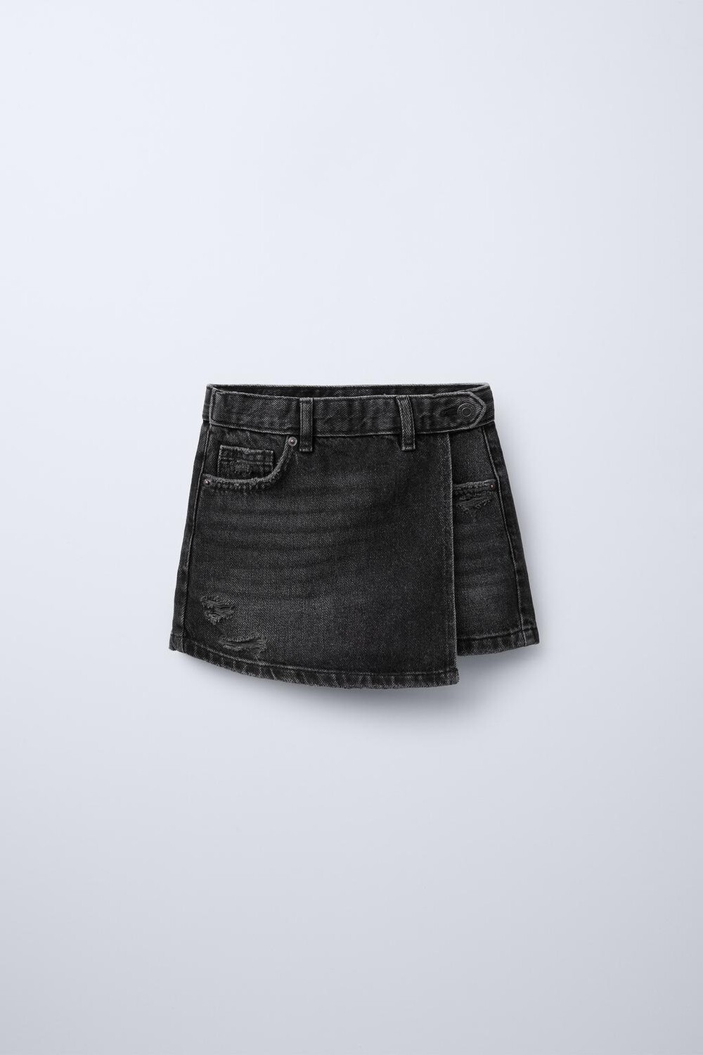 

Джинсовая бермудская шорты ZARA, черный