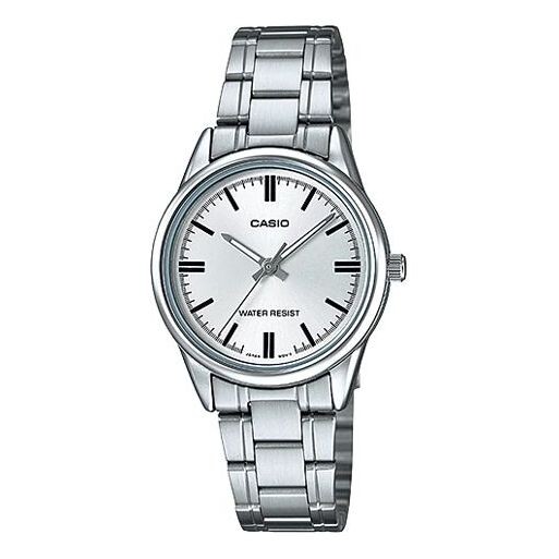 

Часы CASIO Waterproof Stainless Steel Strap Quartz Silver Analog, цвет silver