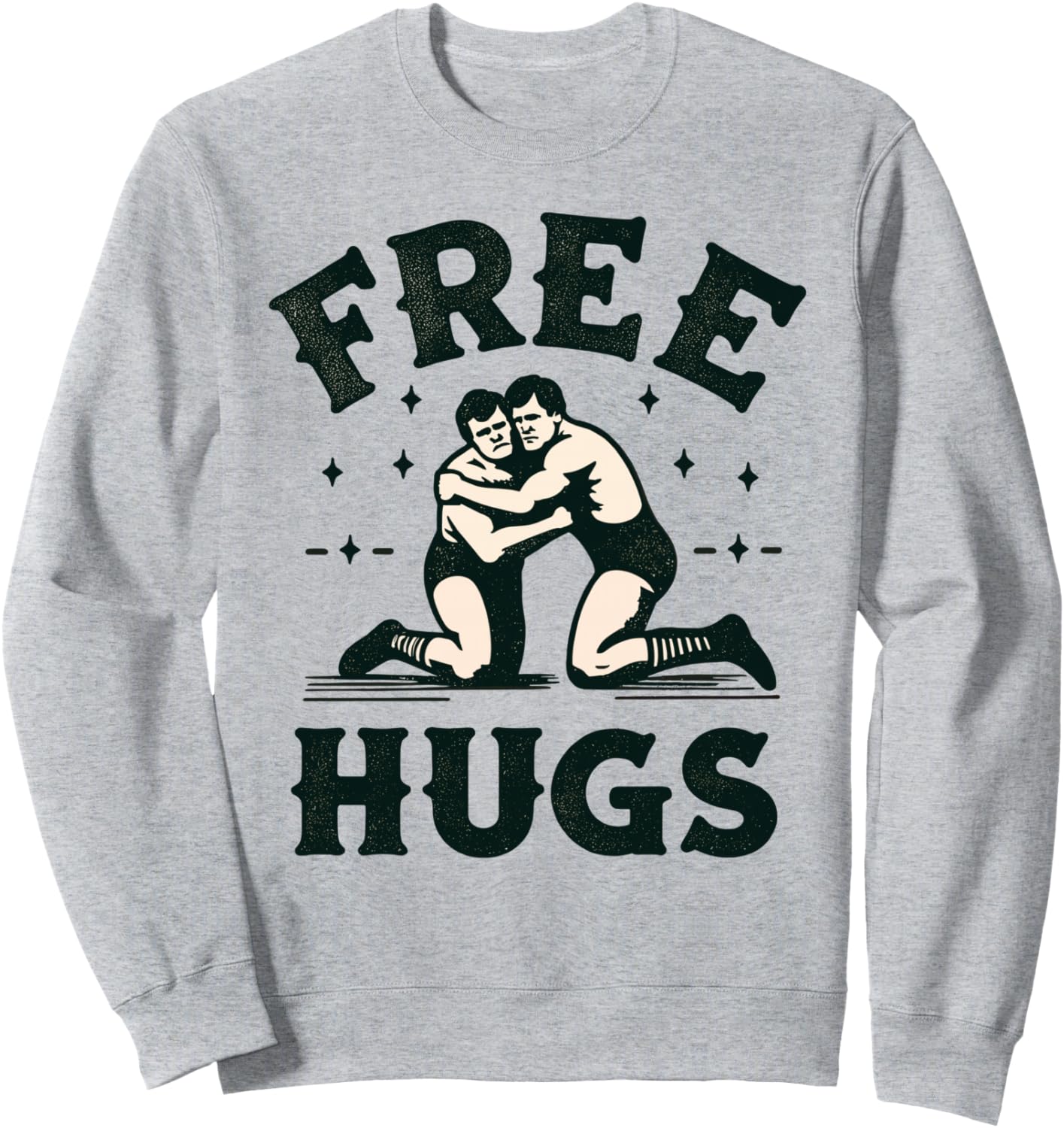 

Классические забавные цитаты борцов, объятия, веселый борцовский матч, толстовка Pro Wrestling Grappling Strength Fighting Humor, серый