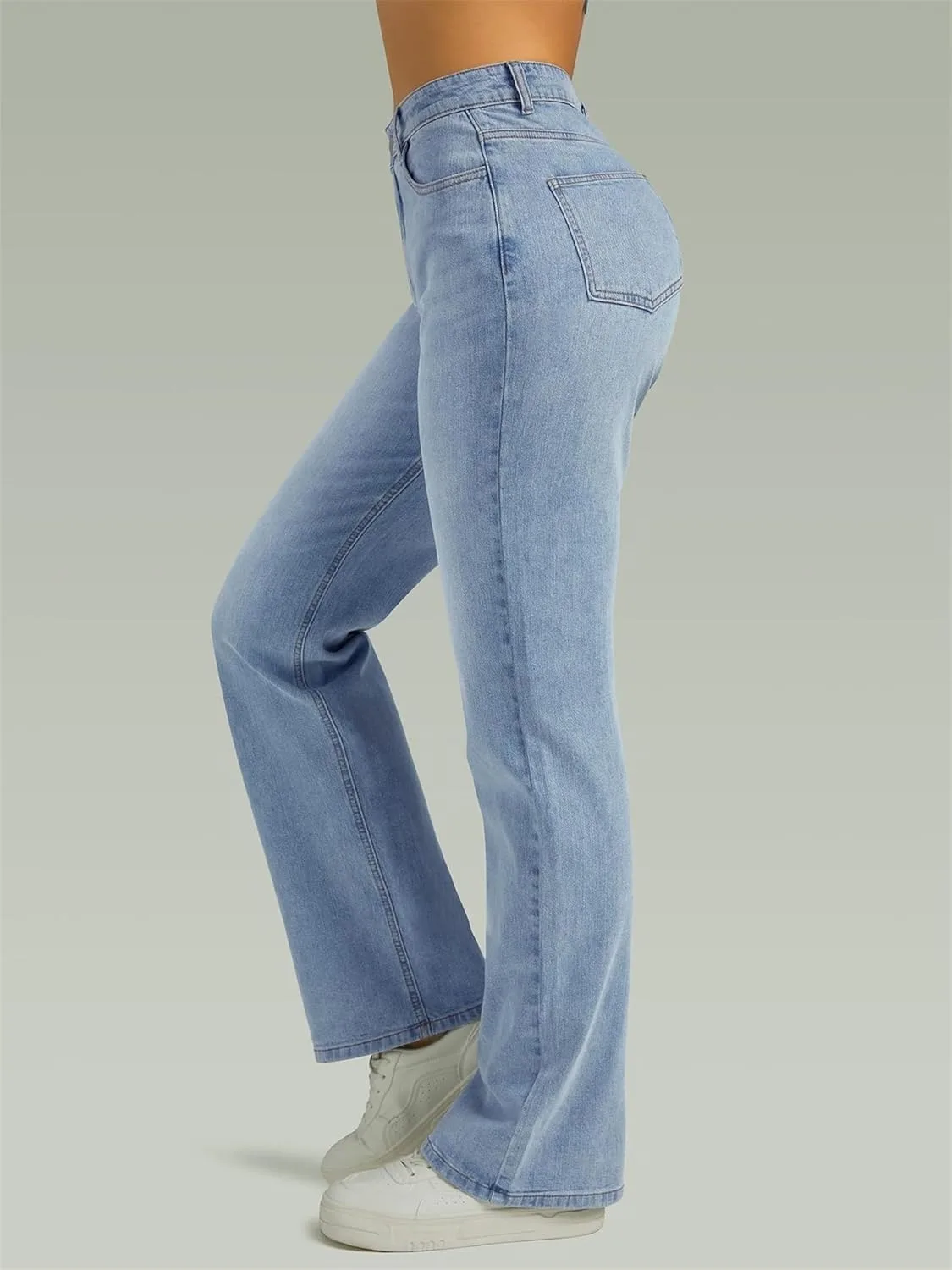 Женские джинсы Wide Leg, High Waisted — фото 4