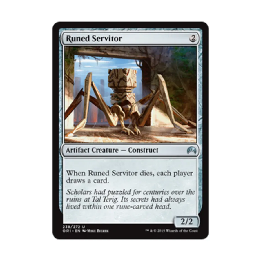 

CCG Рунический слуга (U), MTG - Magic Origins