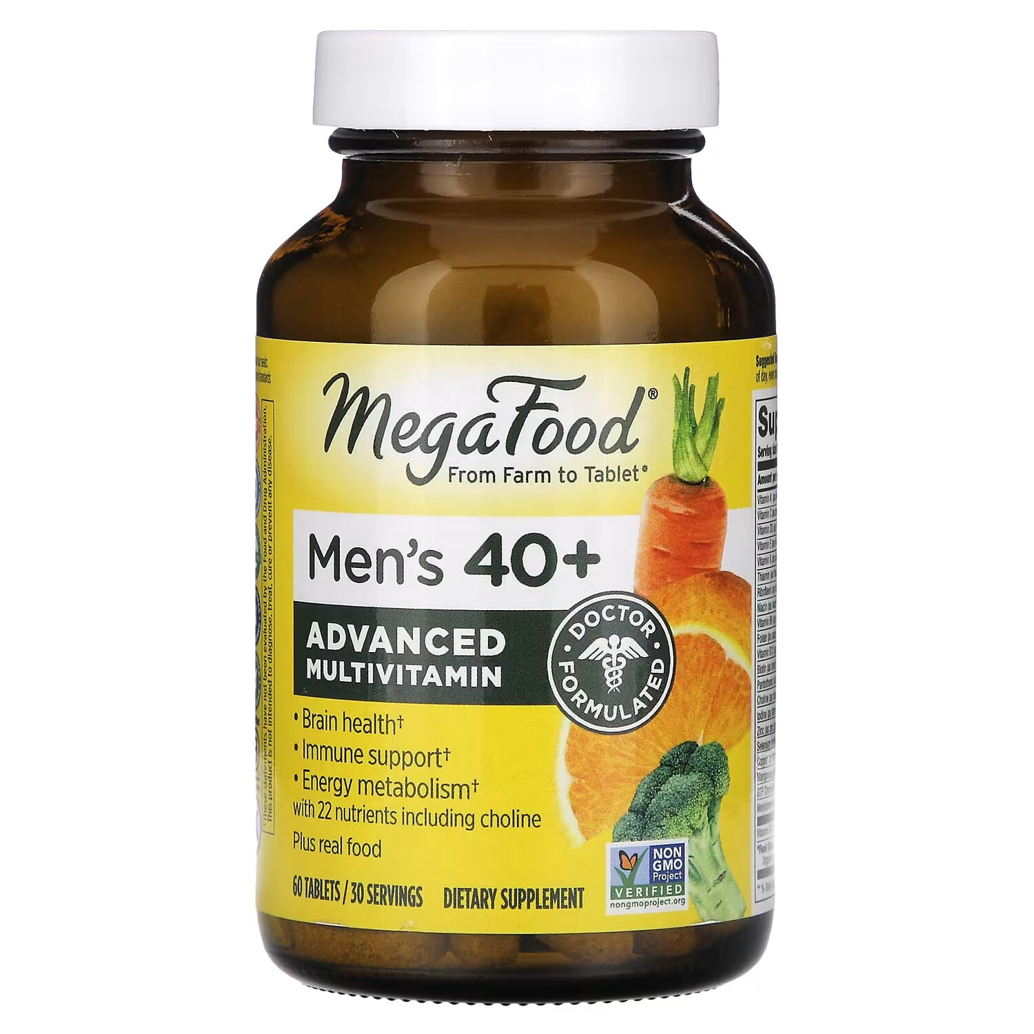 

Мультивитамины MegaFood для мужчин старше 40 лет, 60 таблеток