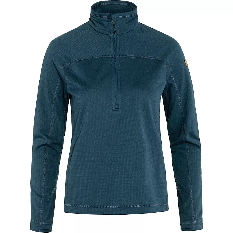 

Женский флисовый свитер Fjallraven Abisko Lite с полумолнией до половины, цвет Indigo Blue