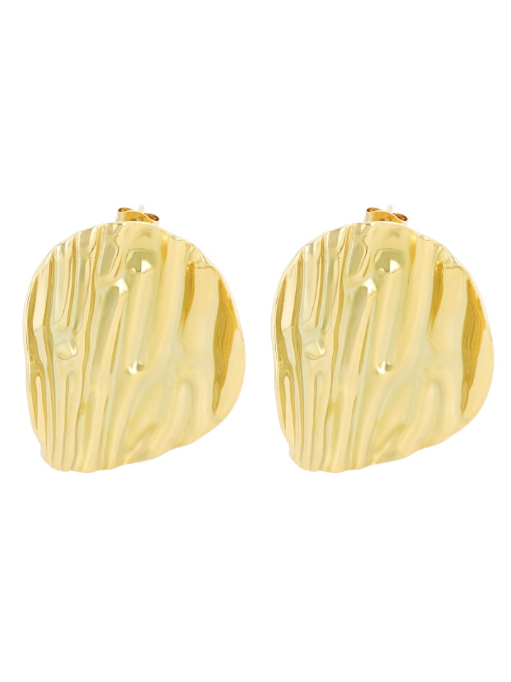 

Adeliás Женские серьги - серьги-гвоздики из нержавеющей стали в золотом исполнении