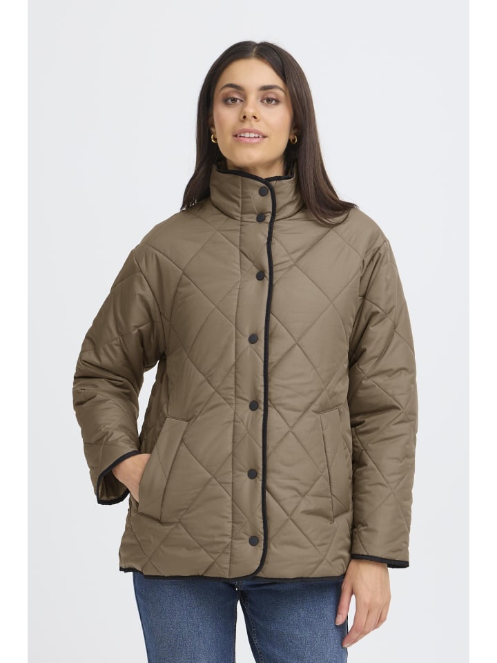 

Oxmo Стеганая куртка OXBelis серого цвета