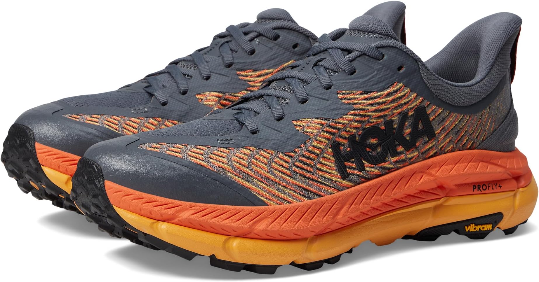 

Кроссовки Mafate Speed 4 Hoka, цвет Castlerock/Black, Серый, Кроссовки Mafate Speed 4 Hoka, цвет Castlerock/Black