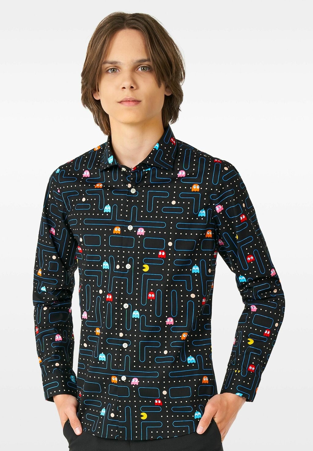 

Рубашка PAC-MAN OppoSuits, цвет black