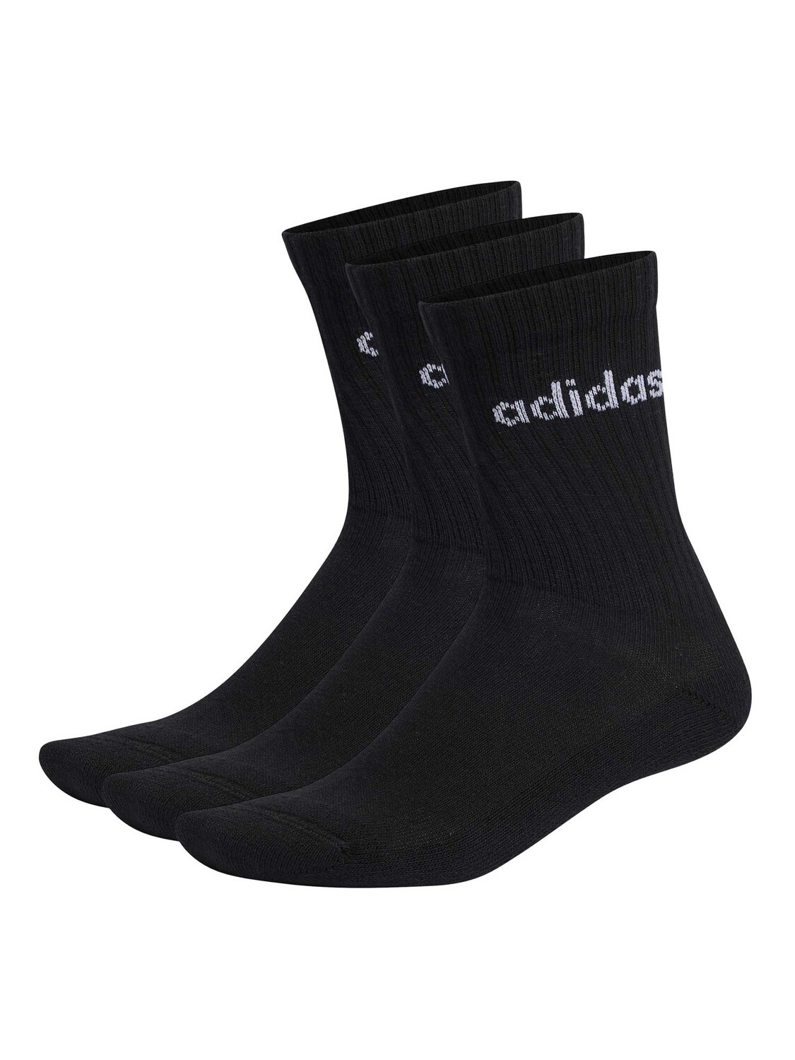 

Носки Adidas Performance Linear Crew Cushioned 3 Pairs, черный