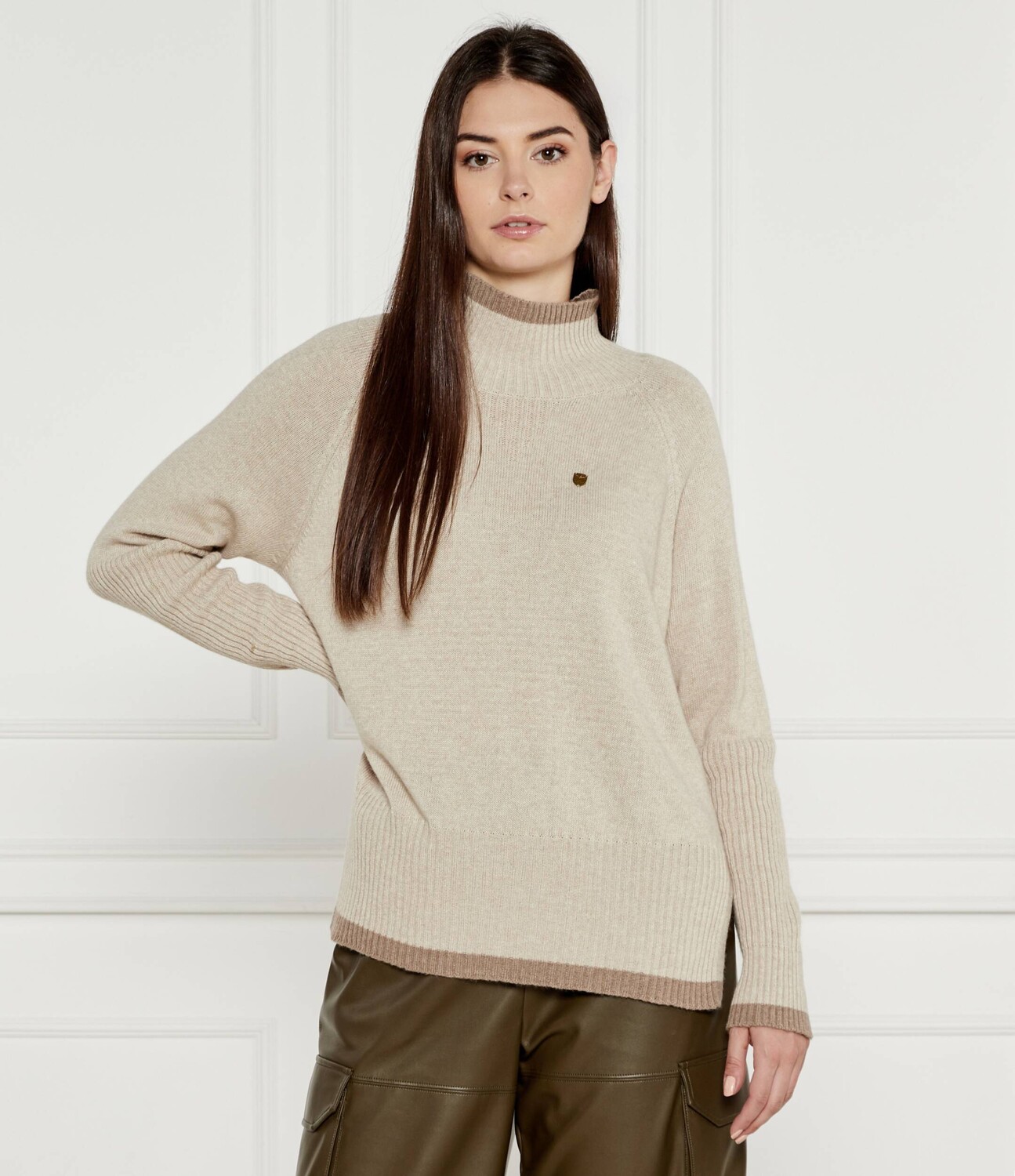 

Свитер Aeronautica Militare Relaxed fit, бежевый