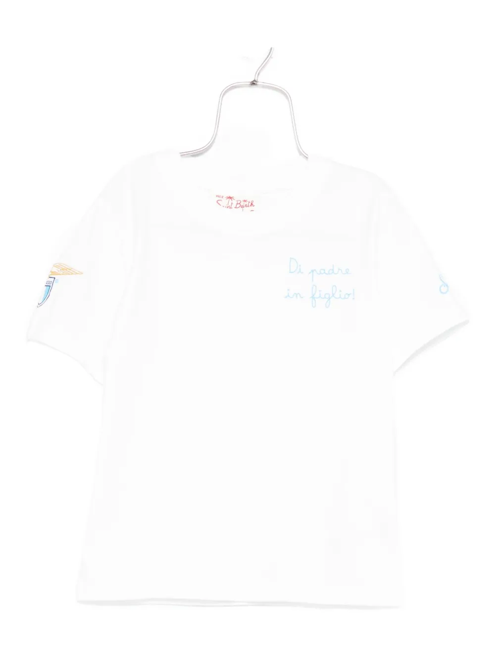 

Футболка с вышивкой MC2 Saint Barth Kids, белый