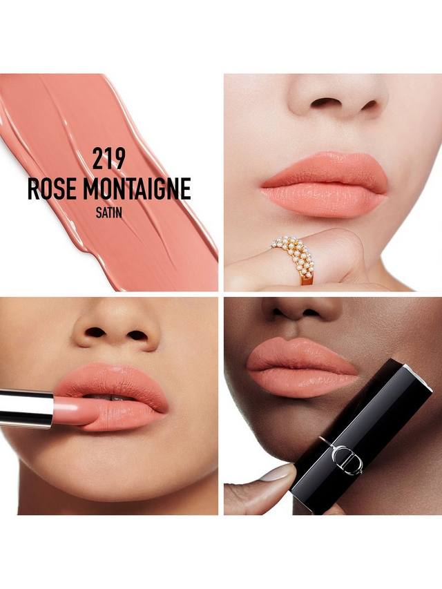 Помада Rouge Dior Couture Colour с сатиновым финишем DIOR, 219 Rose Montaigne — фото 2