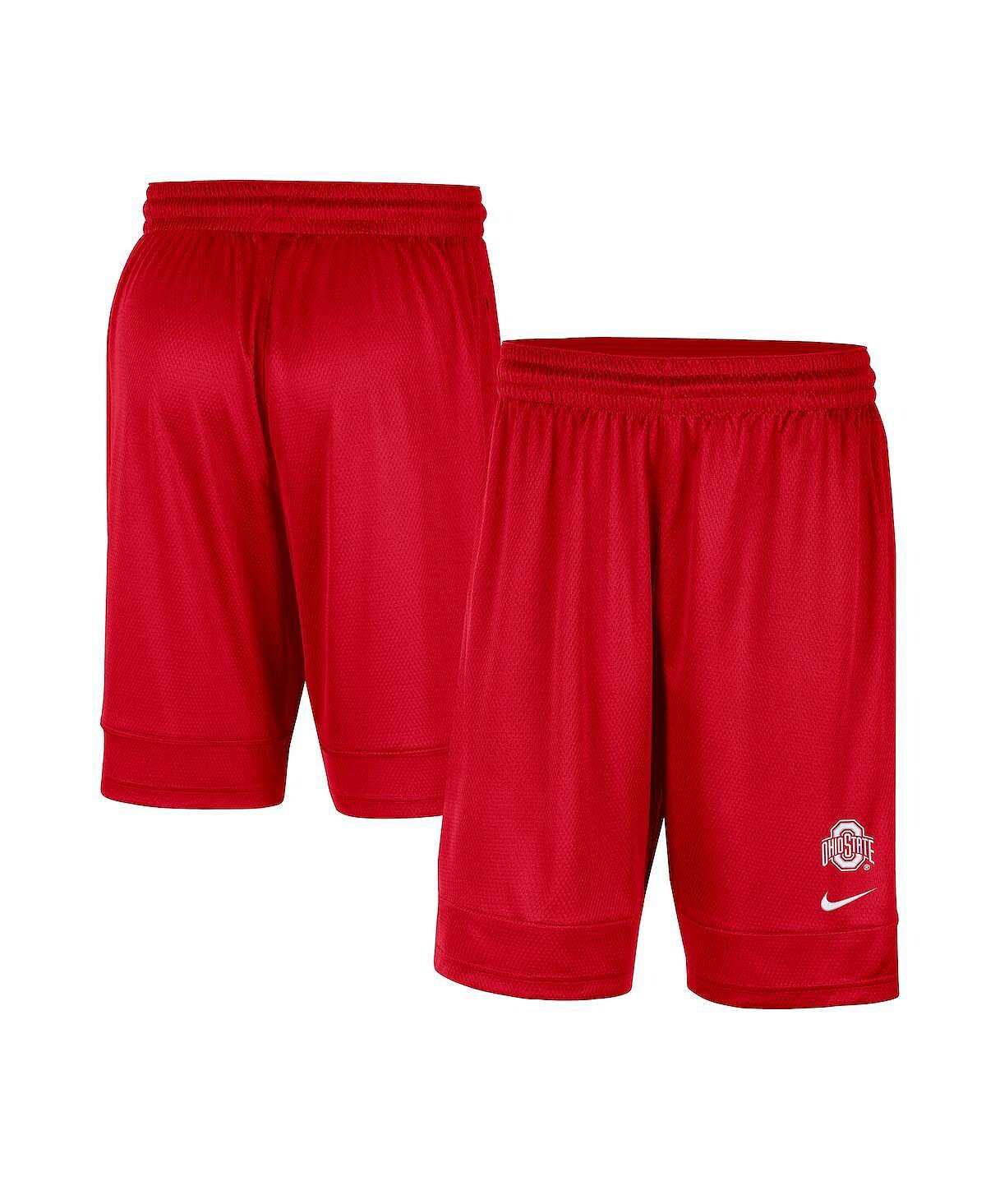 

Мужские шорты Scarlet Ohio State Buckeyes Fast Break Team Performance Nike