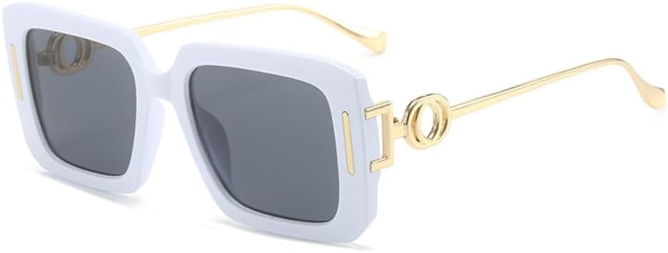 

Модные панк-солнцезащитные очки для женщин и мужчин, роскошные солнцезащитные очки с градиентным покрытием, очки для активного отдыха, защита от УФ-излучения UV400 TYUVIVO, White Black