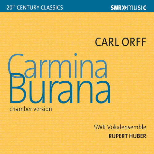 

CD диск Orff / Swr Vokalensemble / Behle: Carmina Burana