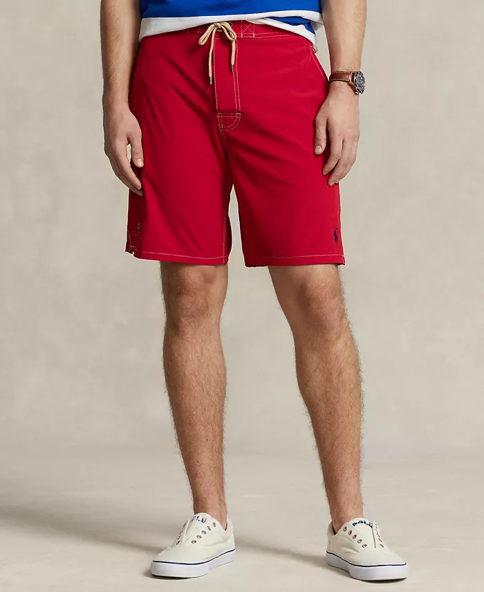 

Мужские плавки Kailua Classic-Fit длиной 8,5 дюймов Polo Ralph Lauren, красный