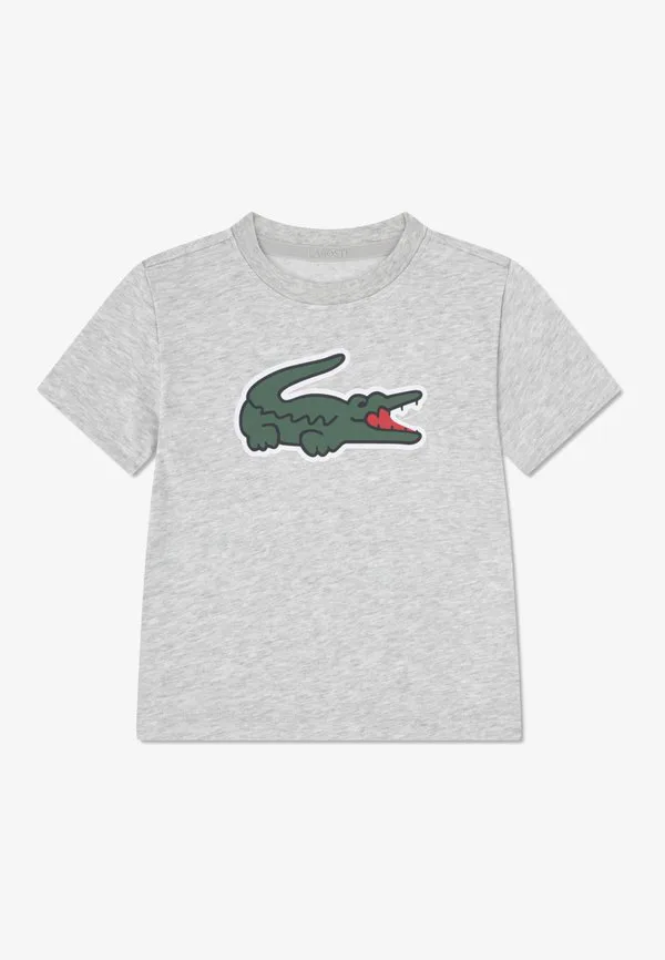 Спортивная футболка унисекс с принтом Lacoste, Argent Chine Heather