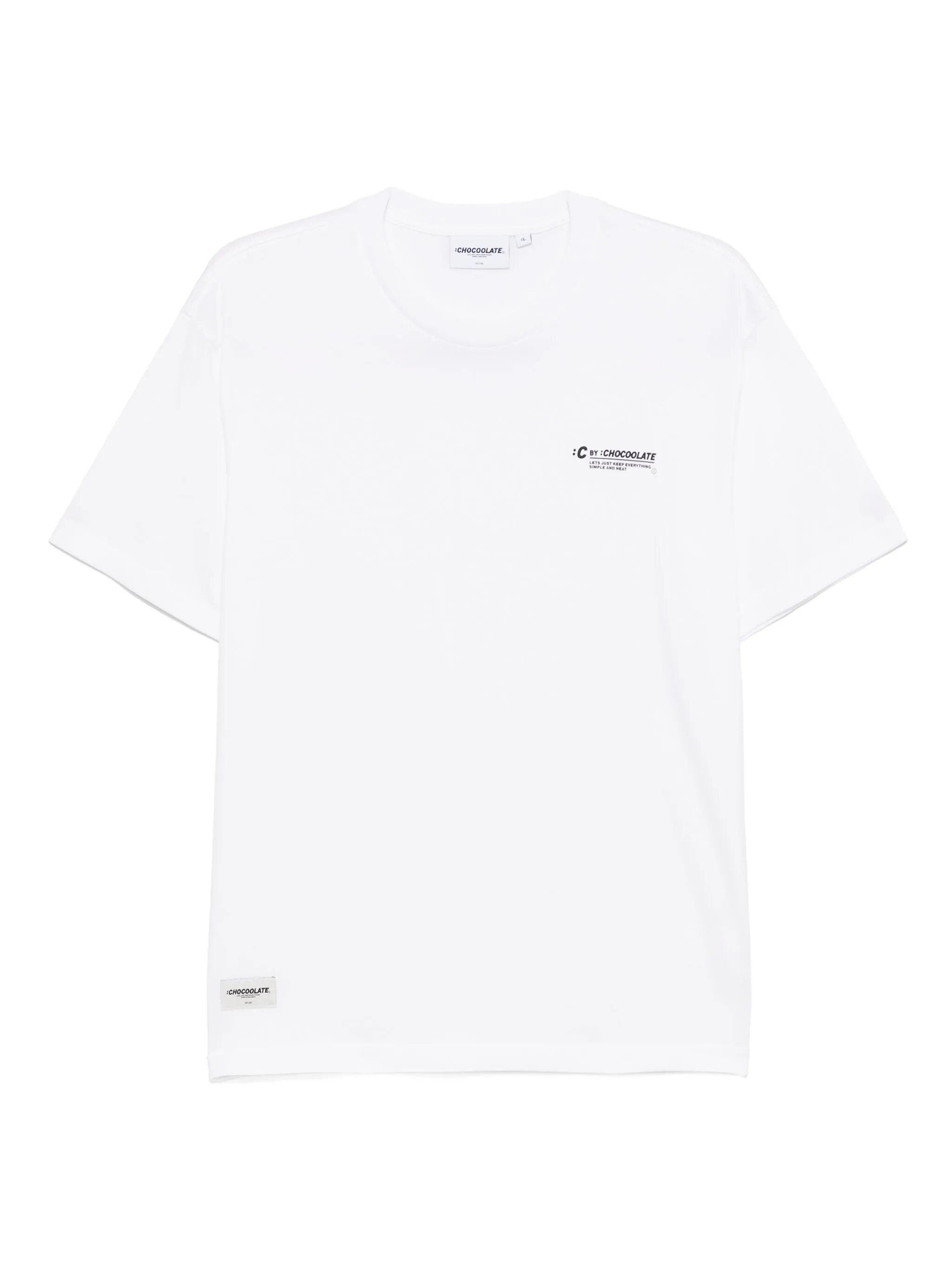 

Футболка с принтом Chocoolate, белый