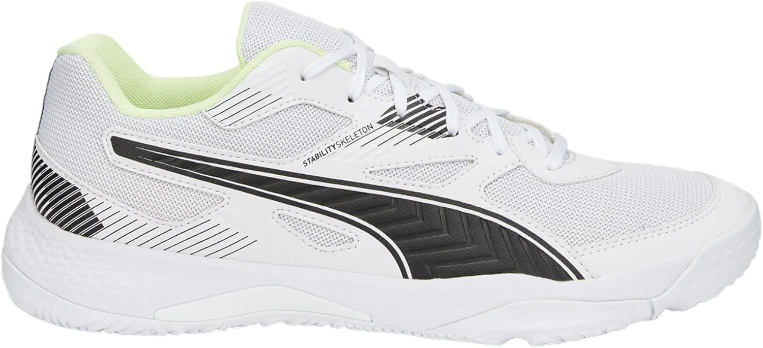 Мужские кроссовки Puma Solarflash II для игр летом, белый/черный/синий — фото 2
