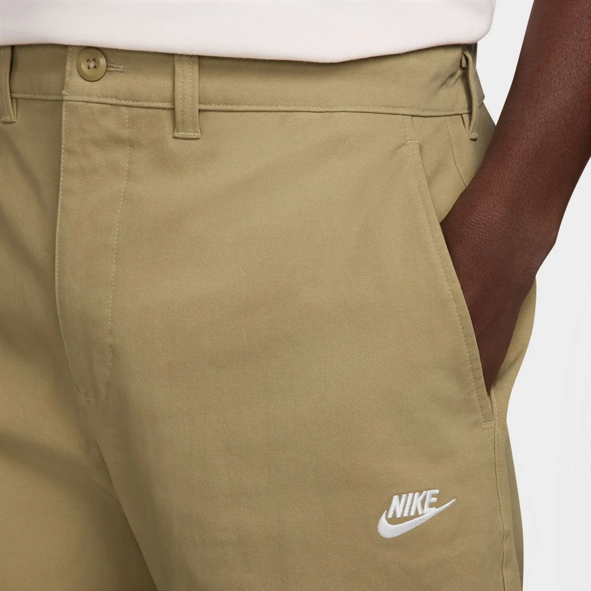 Мужские брюки Club Chino Stretch Pant Nike, бежевый — фото 3