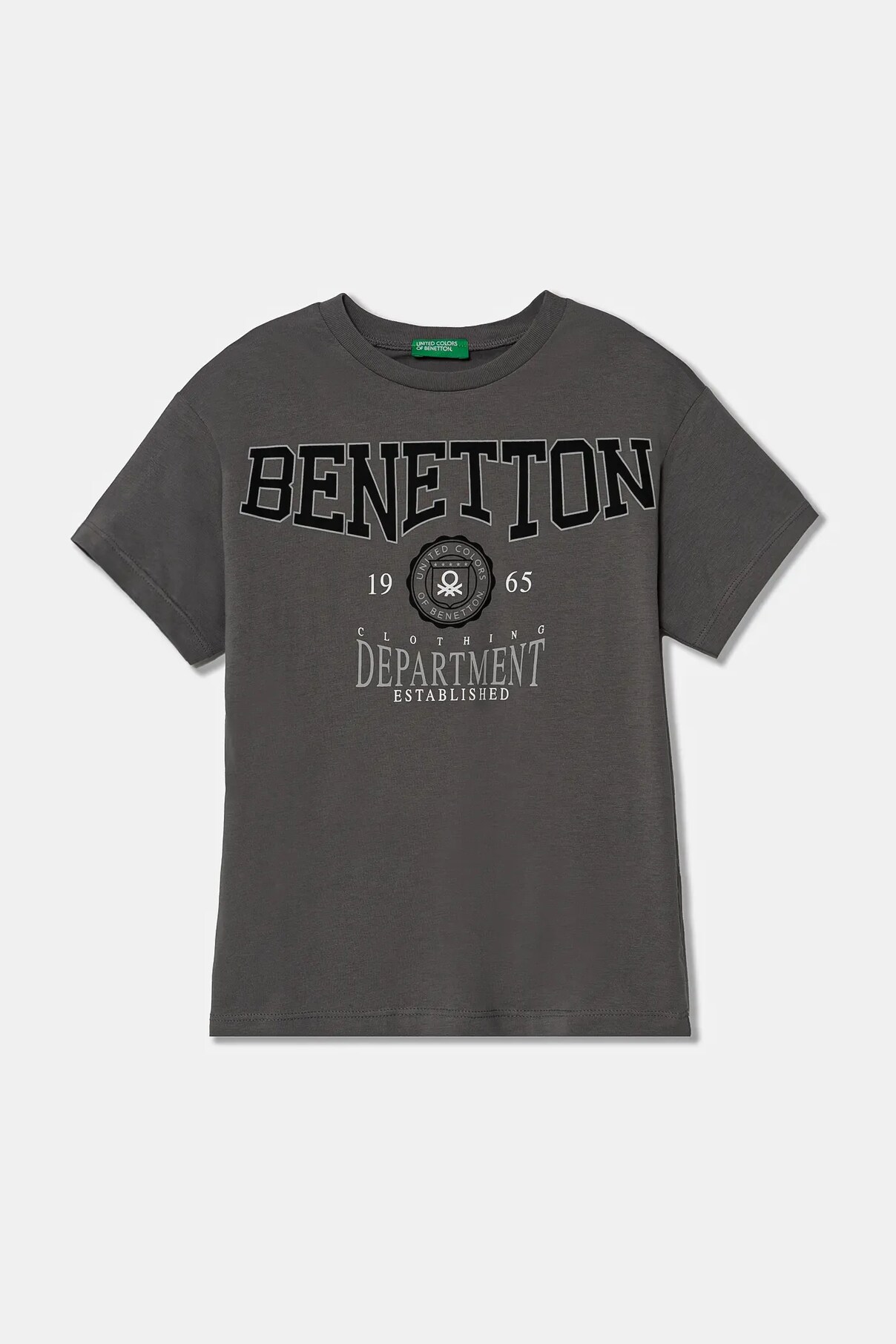 

Футболка из хлопка для детей United Colors Of Benetton, серый