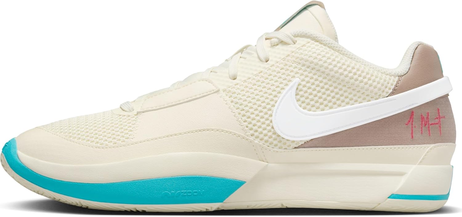 

Баскетбольные кроссовки Nike Ja 1 для мужчин, Coconut Milk/Khaki/Black/Coconut Milk