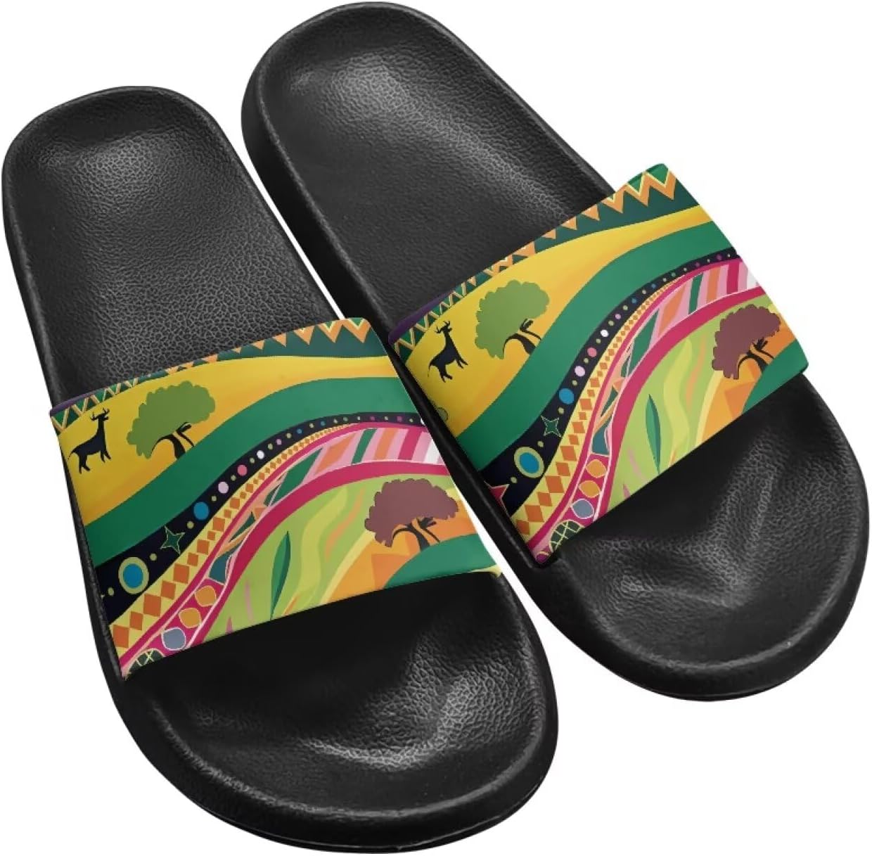 

Летние шлепанцы Fuxowvby для женщин, мужчин и подростков, мягкие EVA, водонепроницаемые, для бассейна и пляжа, быстросохнущие, противоскользящие, для душа, размеры США 5,5-12,5, Travel