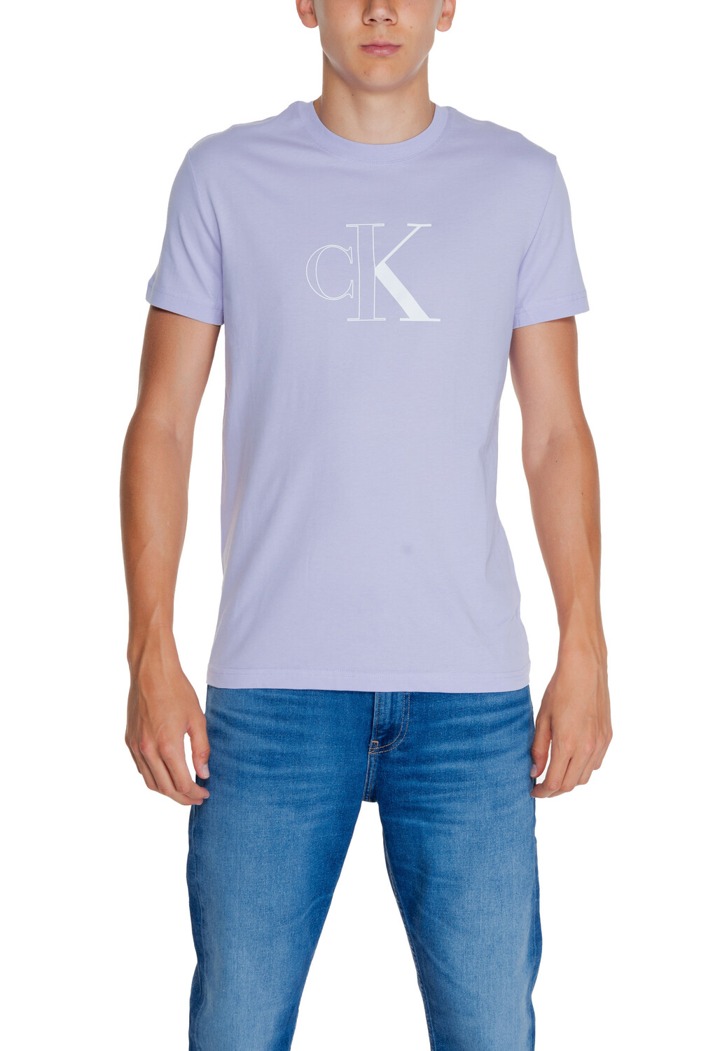 

Футболка мужская Calvin Klein Jeans с принтом, сиреневый