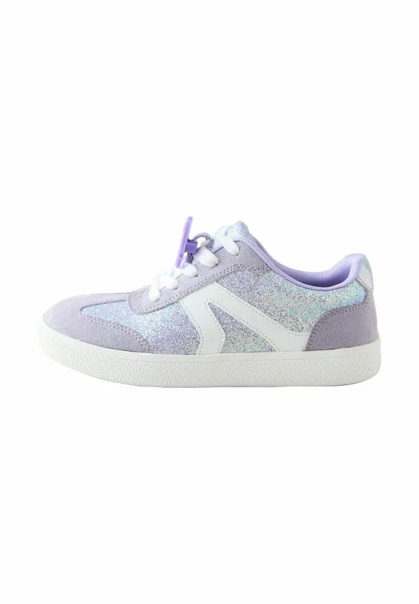 Кроссовки Next, purple glitter lilo stitch, фиолетовый с блестками
