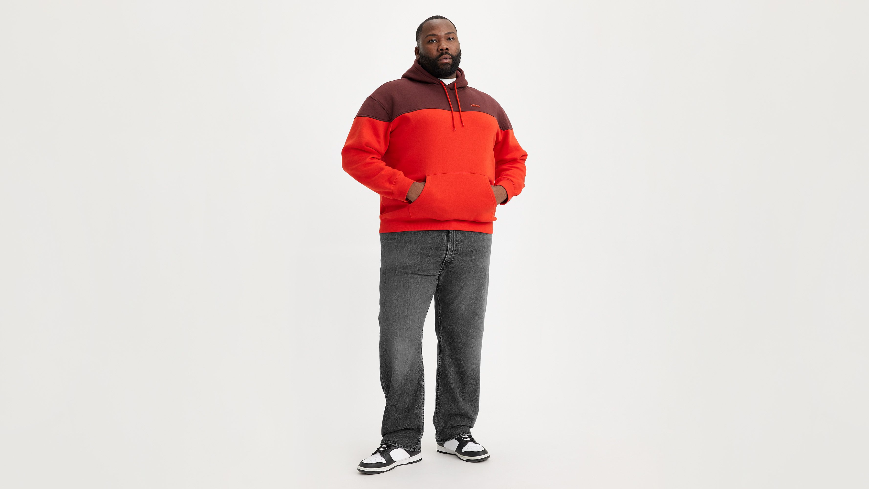 

505 Мужские джинсы Regular Fit (для больших и высоких) Levi's, цвет Last Forever - Grey - Stretch