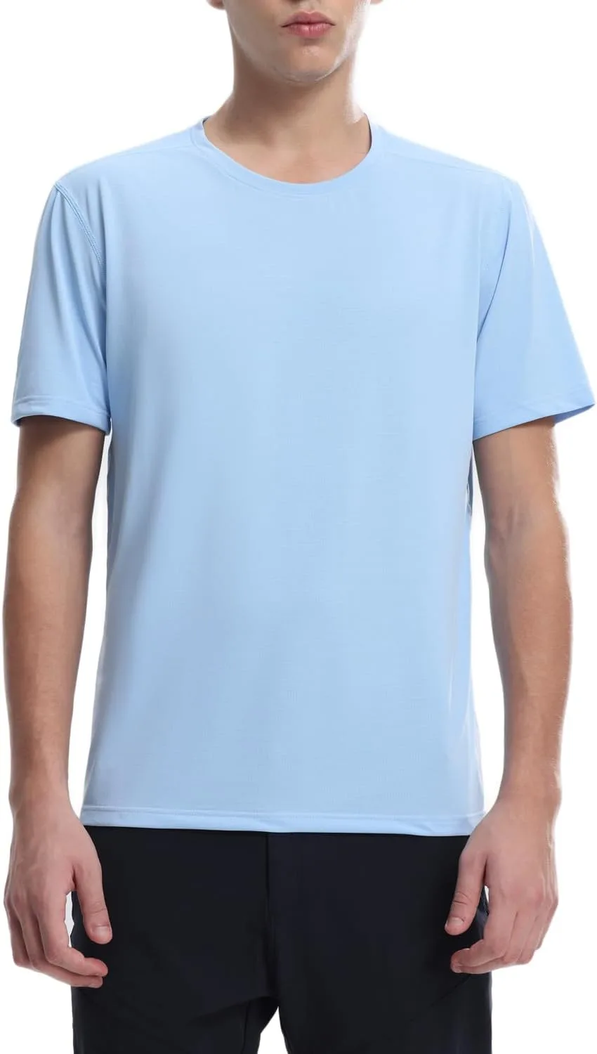 

Мужская футболка с коротким рукавом и круглым вырезом для тренировок Quick Dry TADUANO