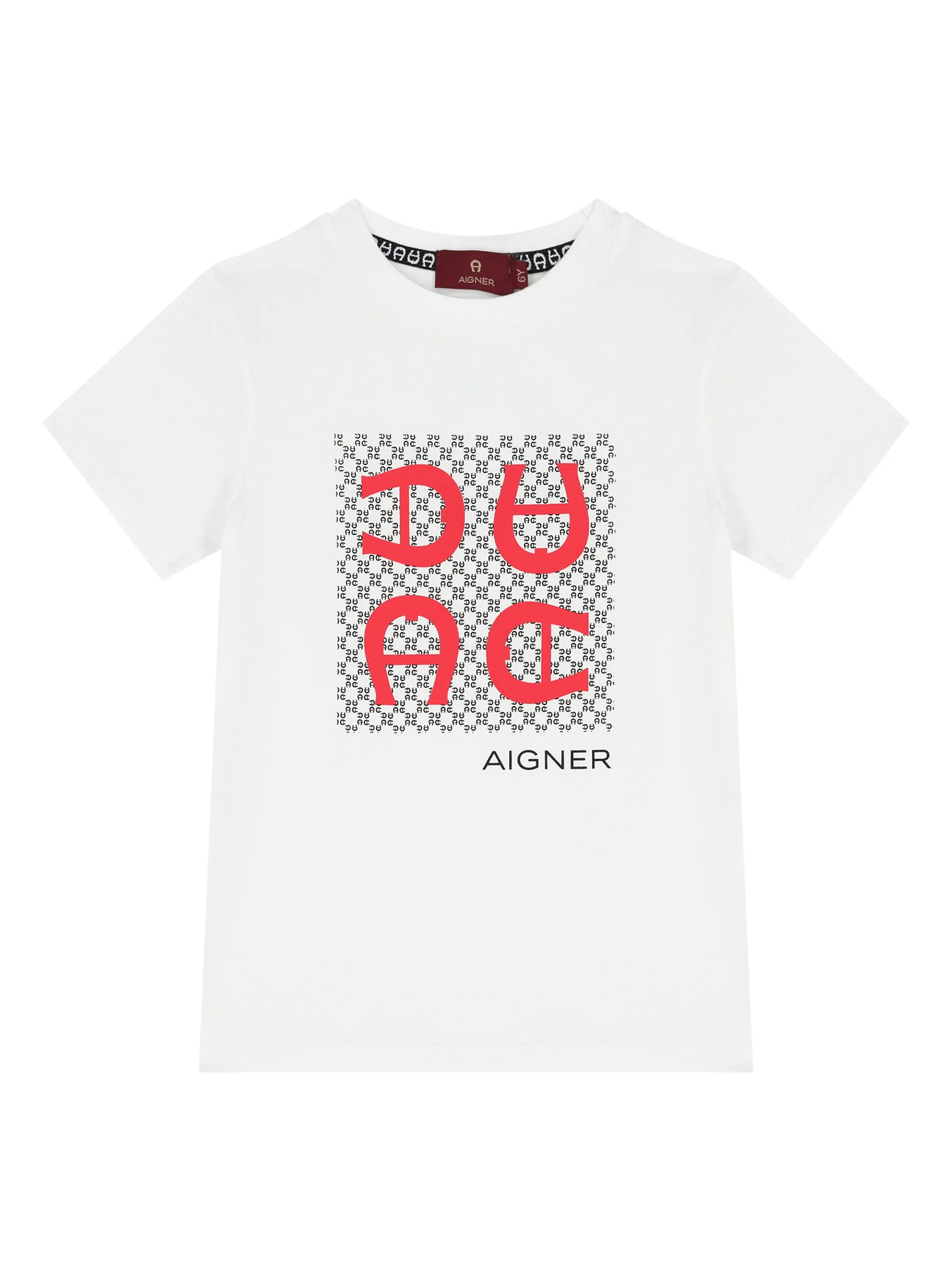 

Футболка с логотипом Aigner Kids, белый
