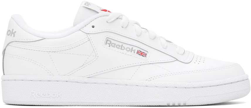 

Белые кроссовки Club C 85 Reebok Classics, Int white/Sheer grey