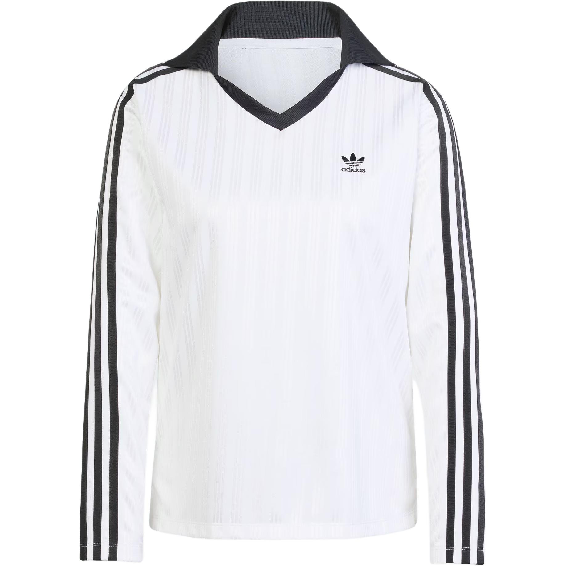 

Adidas Originals Adicolor Football Jacquard поло для женщин белый
