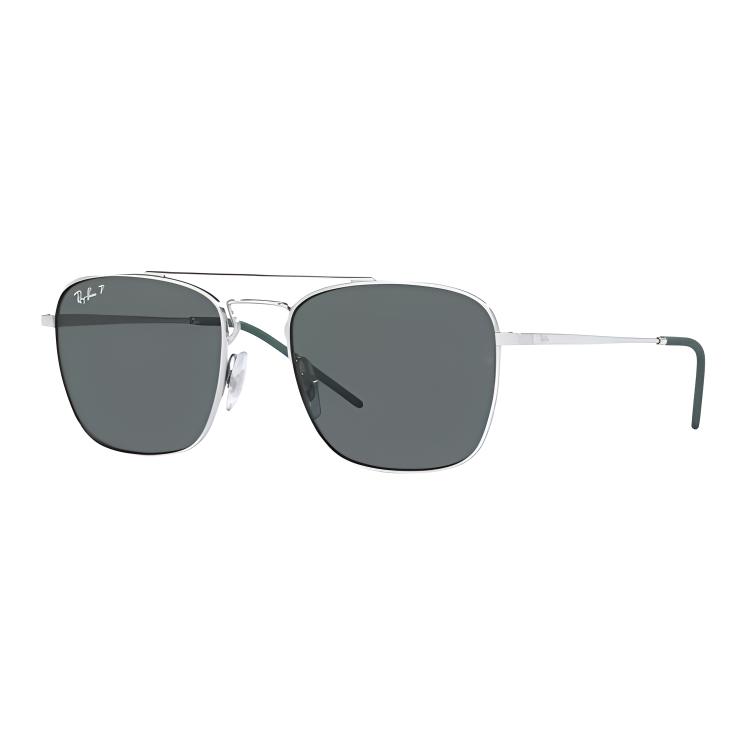 

RayBan Авиаторские солнцезащитные очки металлические унисекс серебристые, Silver