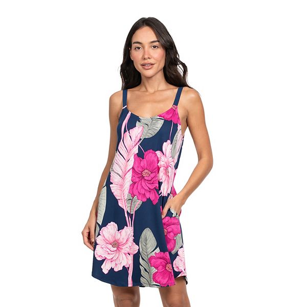 

Женская блузка с принтом Lilac+London, Navy Pink