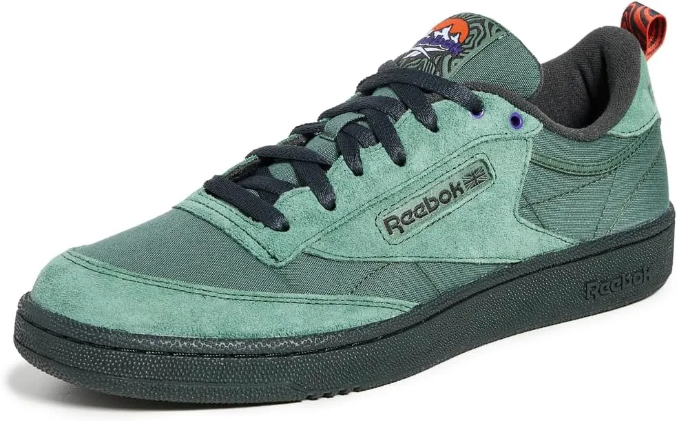 

Мужские кроссовки Reebok Court Advance - повседневные теннисные туфли, размеры с 6 по 15, зеленый/серый/оранжевый