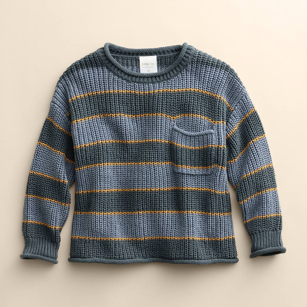 

Свободный свитер Little Co. для детей 4–12 лет от Lauren Conrad Little Co. by Lauren Conrad, цвет Blue Gold Stripe