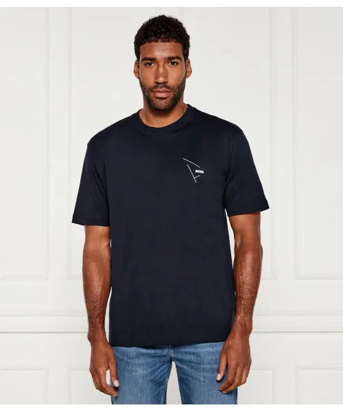 

Футболка te_section Regular fit Boss Orange, синий