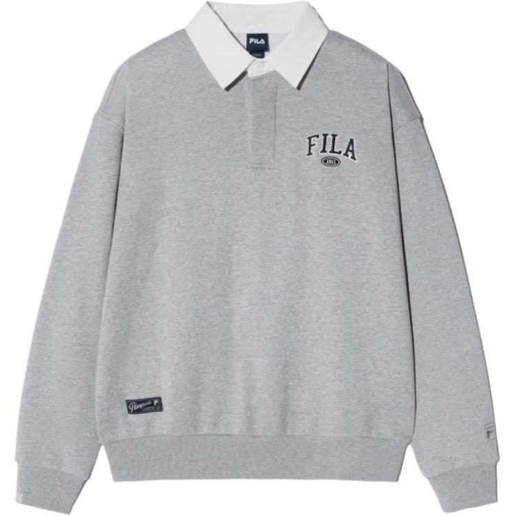 

FILA Футболка поло Unisex Gray Polo Collar Moderate