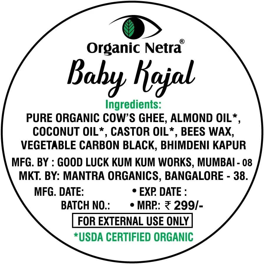 Подводка для глаз матовая Organic Netra, 2 шт, 16 г, черный — фото 3