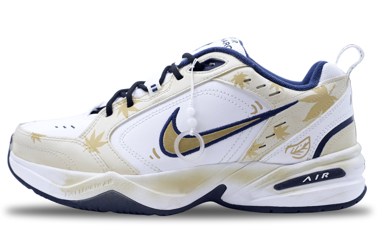 

Кроссовки Nike Air Monarch 4 Chunky Sneakers Unisex Low-top Yellow, белый