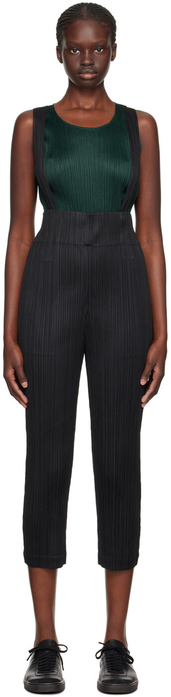 

Черный сентябрьский комбинезон Pleats Please Issey Miyake Monthly Colors