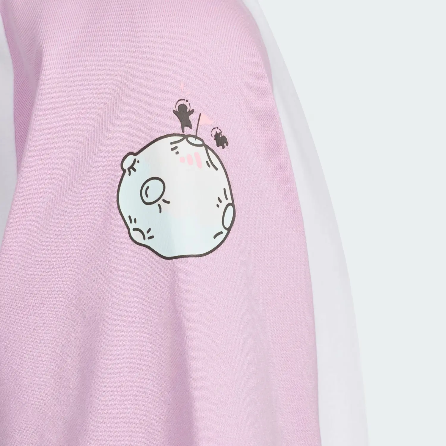 Adidas Футболка White/Blessing Light Purple для детей 3-7 лет — фото 4