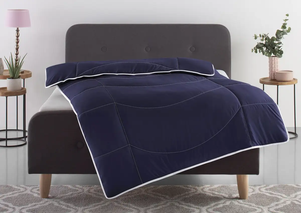 

Мой дом Одеяло из микрофибры "Микролюкс My home 200х200 см, синий