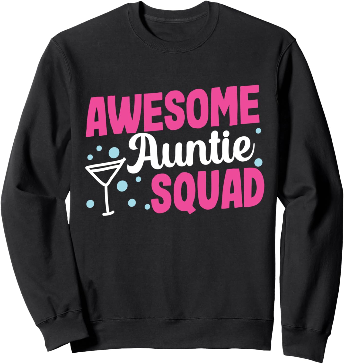 

Потрясающая команда тетушек в одинаковых толстовках The Awesome Auntie Squad, черный