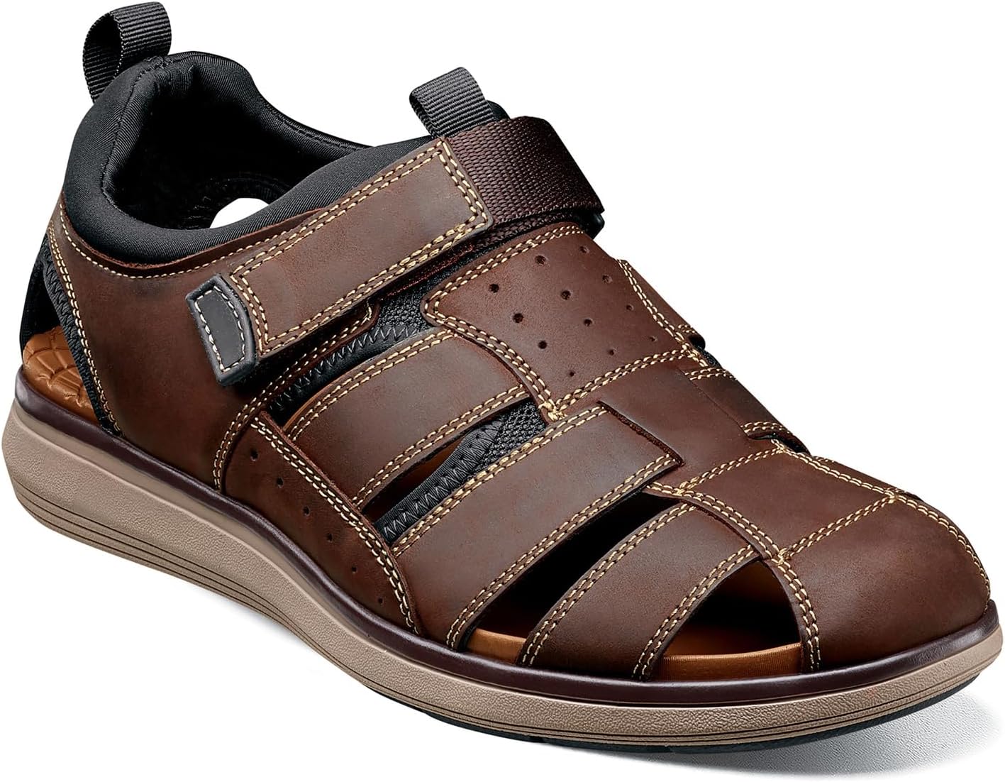 

Мужские сандалии Florsheim Venture Fisherman, Brown Crazy Horse